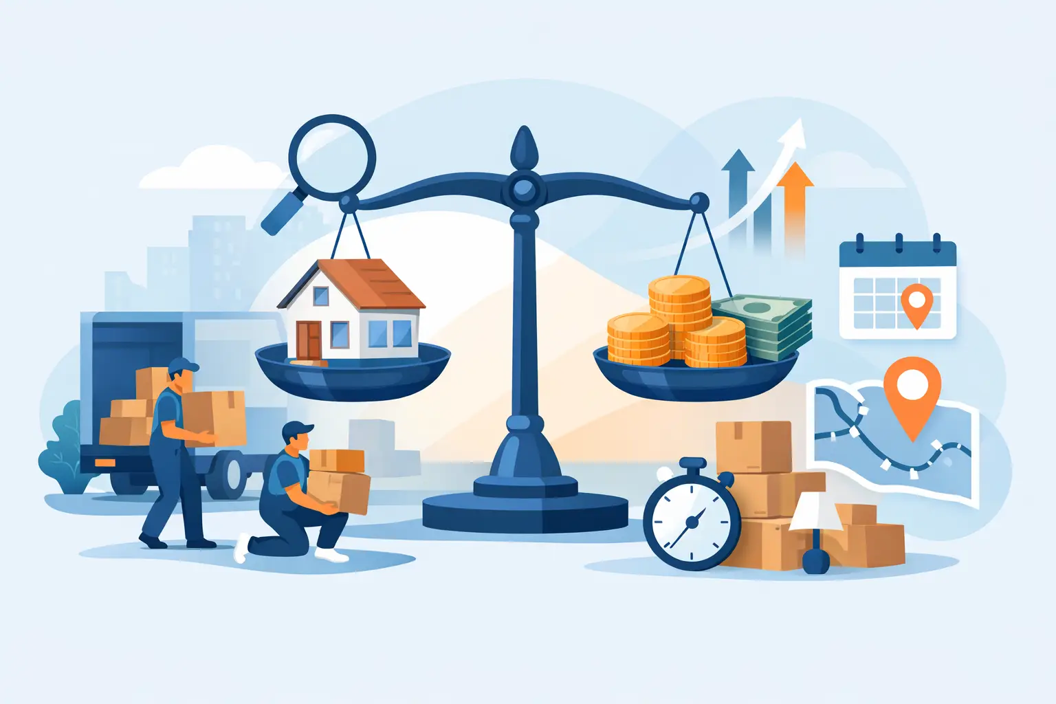 Full Moving Service Cost: What Affects Price?