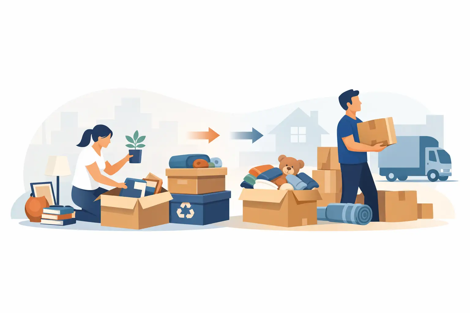 How to Declutter Before Moving