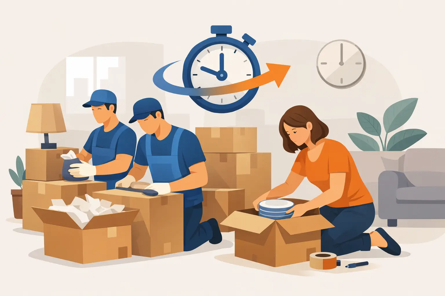 Local Movers Packing Help That Saves Time