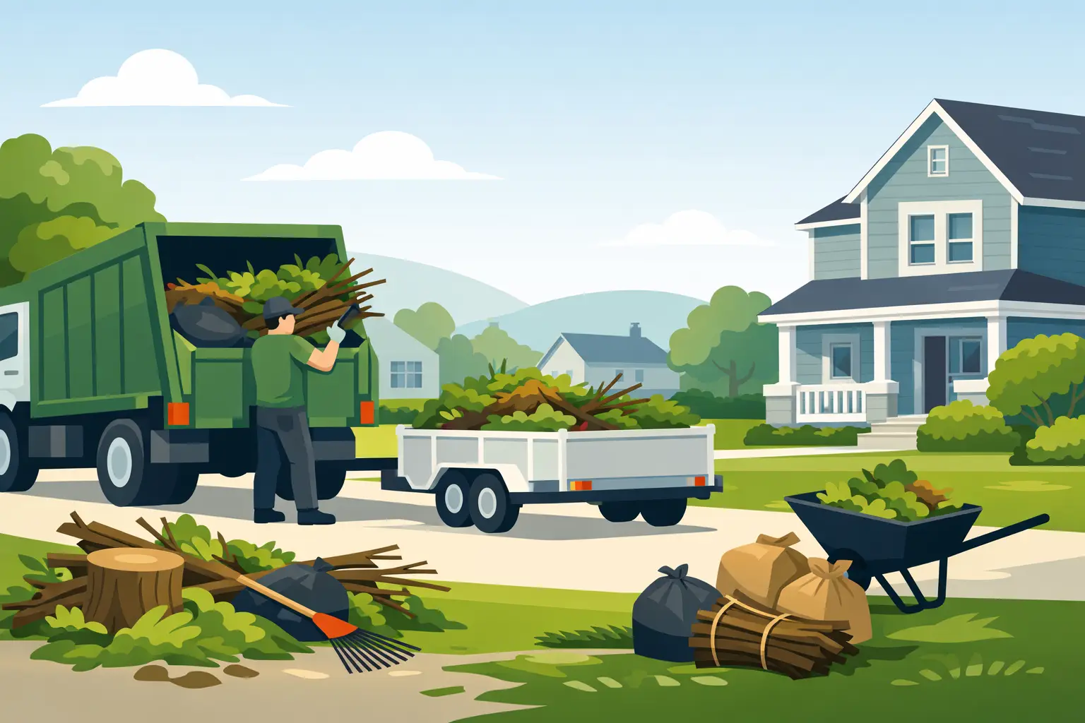 Yard Debris Hauling Columbia Homeowners Trust